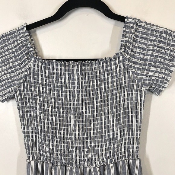 Show Me Your MuMu Black and White Striped High Low Dress - Picture 4 of 9